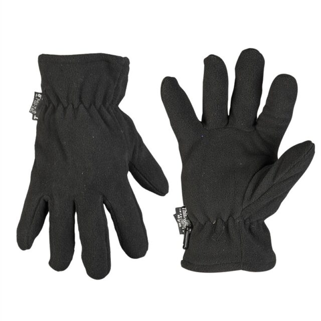 Gants Polaires Thinsulate Noirs Le Pavillon Noir